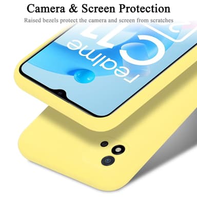 Realme C11 2021 silikondeksel case (gul)