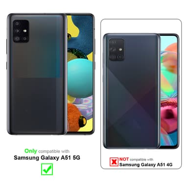 Samsung Galaxy A51 5G Skjermbeskytter Skärmskydd (hvit)