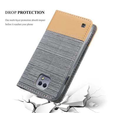 LG X CAM lommebokdeksel etui (grå)