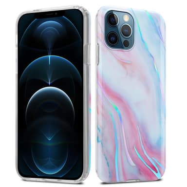 iPhone 12 PRO MAX lommebokdeksel etui (hvit)