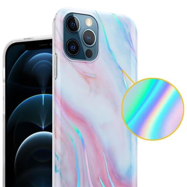 iPhone 12 PRO MAX lommebokdeksel etui (hvit)
