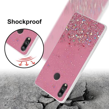 Huawei P20 LITE 2018 / NOVA 3E Silikondeksel Glitter