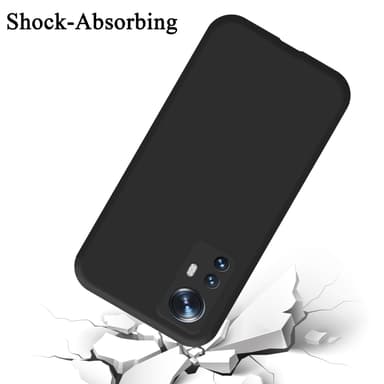 Xiaomi 12 / 12X silikondeksel case (svart)
