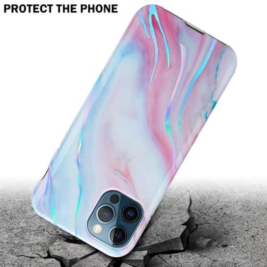 iPhone 12 PRO MAX lommebokdeksel etui (hvit)