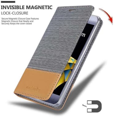 LG X CAM lommebokdeksel etui (grå)