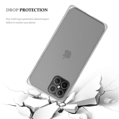iPhone 12 MINI deksel ultra slim (gjennomsiktig)