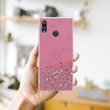 Huawei P20 LITE 2018 / NOVA 3E Silikondeksel Glitter