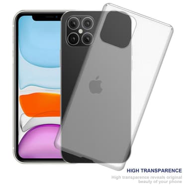 iPhone 12 MINI deksel ultra slim (gjennomsiktig)