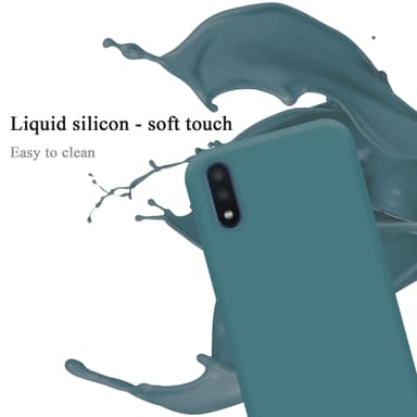 Samsung Galaxy A01 silikondeksel case (grønn)
