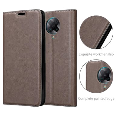 Xiaomi POCO F2 PRO lommebokdeksel case (brun)