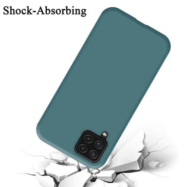 Samsung Galaxy A12 / M12 silikondeksel case (grønn)