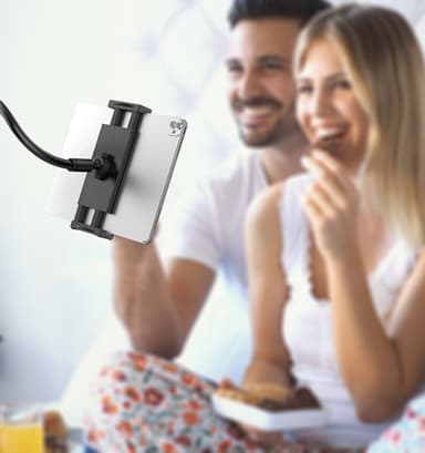 Fleksibel svanehalsholder for nettbrett og mobiltelefon