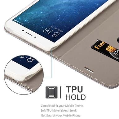 Xiaomi Mi MAX 2 lommebokdeksel etui (grå)
