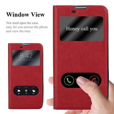 LG K10 2016 lommebokdeksel cover (rød)