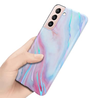 Samsung Galaxy S21 5G lommebokdeksel etui (hvit)