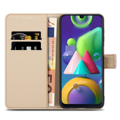 Samsung Galaxy M31 lommebokdeksel etui (lilla)