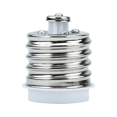Lampeadapter for omformatering av 4x sett (E27 til E40)
