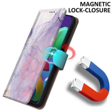 Samsung Galaxy M31 lommebokdeksel etui (lilla)