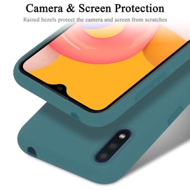 Samsung Galaxy A01 silikondeksel case (grønn)