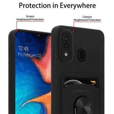 Samsung Galaxy A20 / A30 / M10s Deksel case (Svart)