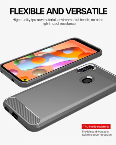 Deksel Samsung Galaxy A11 / M11 ultra slim (grå)