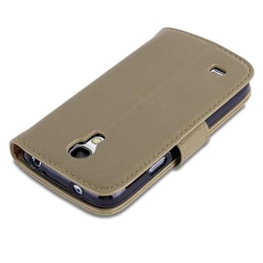Samsung Galaxy S4 MINI lommebokdeksel etui (brun)