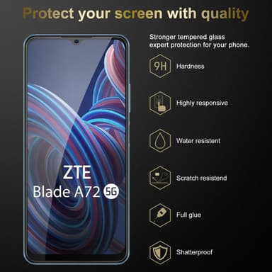ZTE Blade A72 5G Skjermbeskytter Skärmskydd