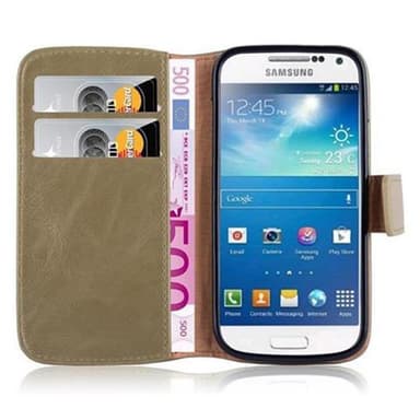 Samsung Galaxy S4 MINI lommebokdeksel etui (brun)