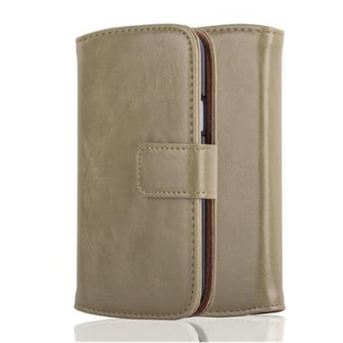 Samsung Galaxy S4 MINI lommebokdeksel etui (brun)