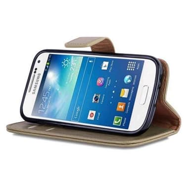 Samsung Galaxy S4 MINI lommebokdeksel etui (brun)