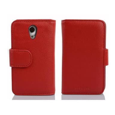 HTC Desire 700 lommebokdeksel etui (rød)