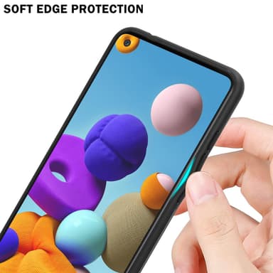 Deksel Samsung Galaxy A21s Case Cover (svart)