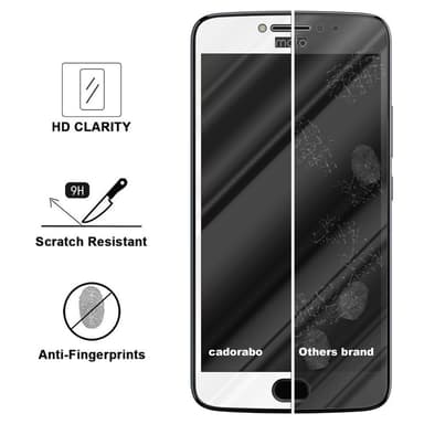 Motorola MOTO E4 Skjermbeskytter Skärmskydd (hvit)