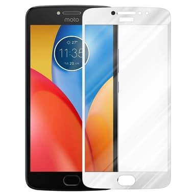Motorola MOTO E4 Skjermbeskytter Skärmskydd (hvit)
