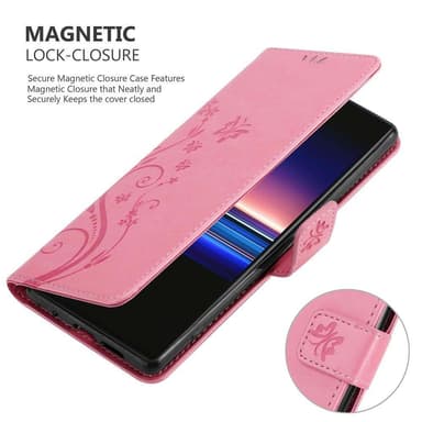 Sony Xperia 1 / Xperia XZ4 lommebokdeksel Blomster
