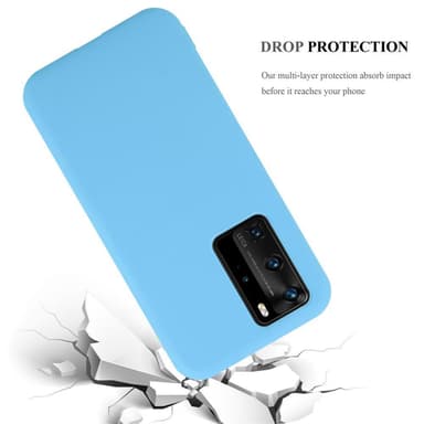 Deksel Huawei P40 PRO / P40 PRO+ Silikon cover (blå)