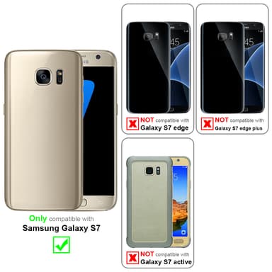Samsung Galaxy S7 Deksel med Halskjede (rosa)