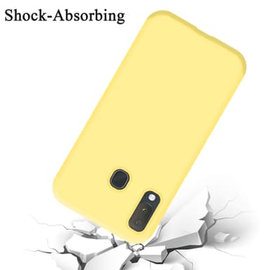 Samsung Galaxy A10e / A20e silikondeksel case (gul)