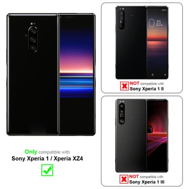 Sony Xperia 1 / Xperia XZ4 lommebokdeksel case (rød)