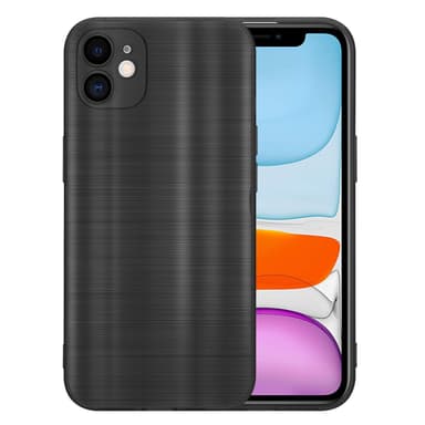 iPhone 11 Silikondeksel Beskyttelse (svart)