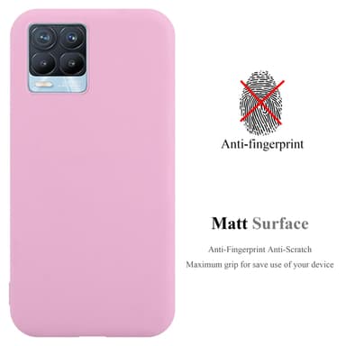 Deksel Realme 8 4G / 8 PRO Silikon cover (rosa)