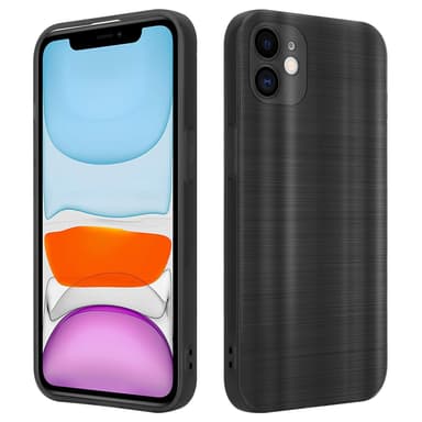 iPhone 11 Silikondeksel Beskyttelse (svart)