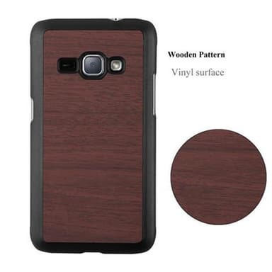 Samsung Galaxy J1 2016 Hardt Deksel Case (brun)