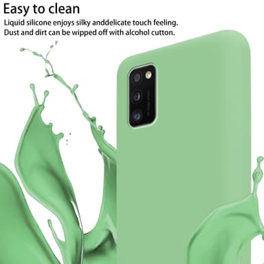 Deksel Samsung Galaxy A41 med Halskjede (grønn)