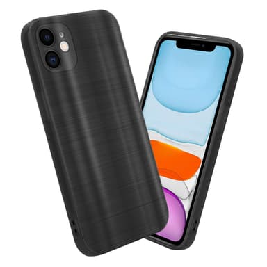 iPhone 11 Silikondeksel Beskyttelse (svart)