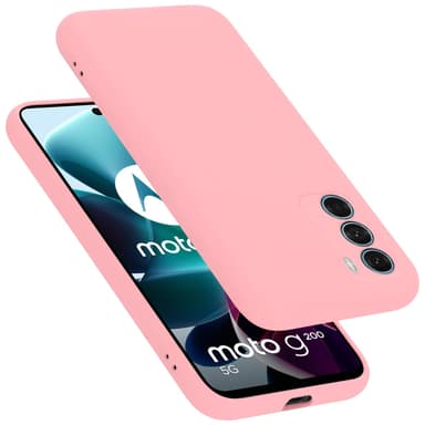 Motorola MOTO G200 5G silikondeksel case (rosa)