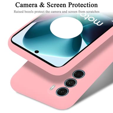 Motorola MOTO G200 5G silikondeksel case (rosa)