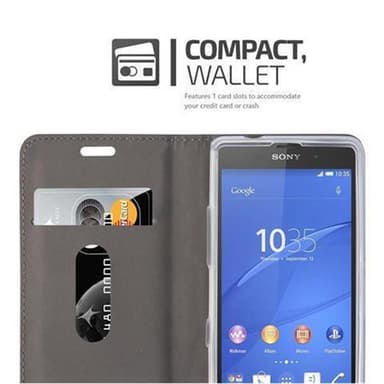Sony Xperia Z2 COMPACT lommebokdeksel etui (blå)