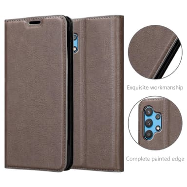 Samsung Galaxy A32 4G lommebokdeksel case (brun)