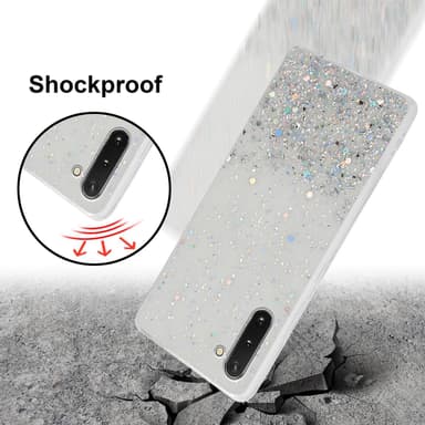 Samsung Galaxy NOTE 10 Silikondeksel Glitter